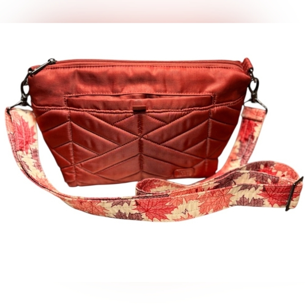 Lug Flare ☆ Crossbody Rosewood Red